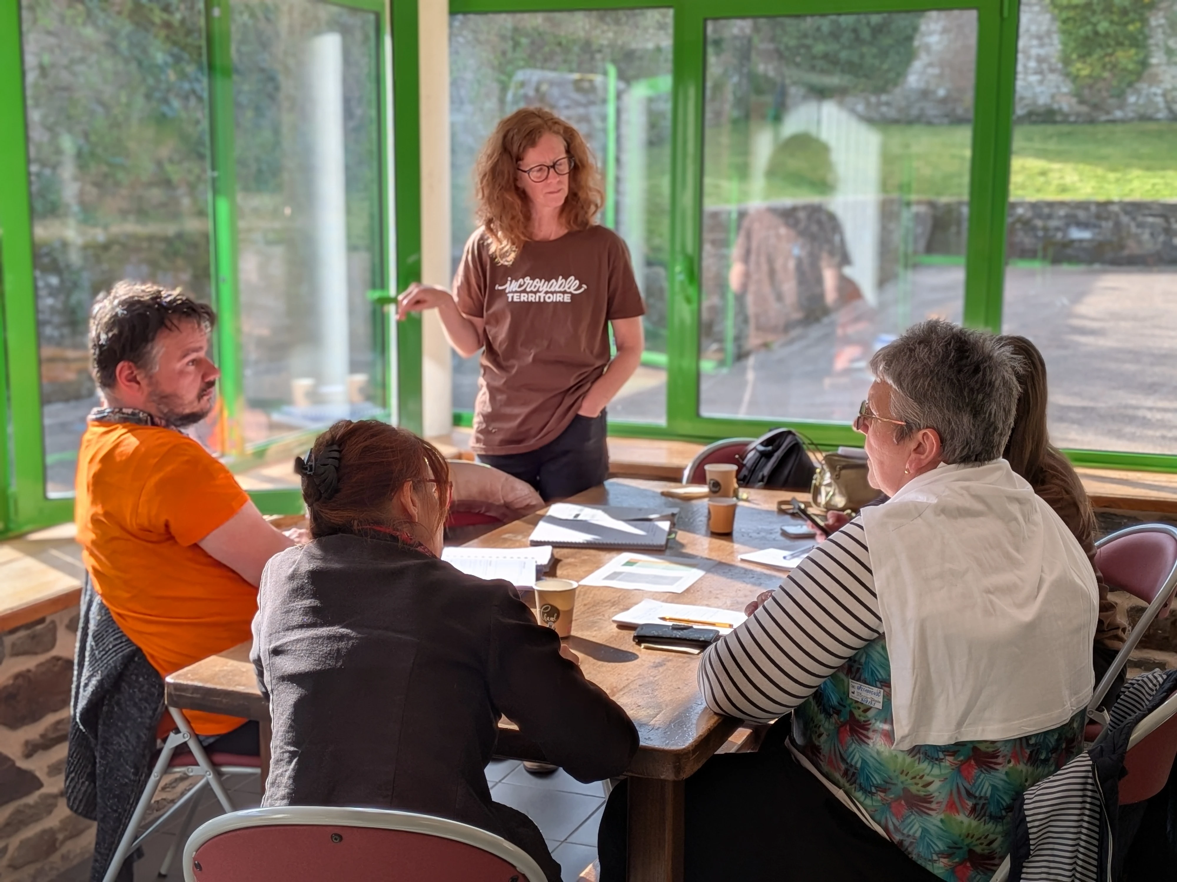 Les porteurs de projet en plein travail